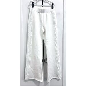 Herve Leger Textured Lounge Sweatpants in White - Size XS